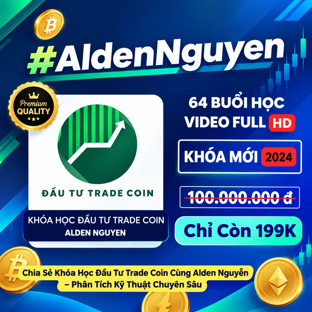 Khóa Học Đầu Tư Trade Coin Cùng Alden Nguyễn – Phân Tích Kỹ Thuật Chuyên Sâu