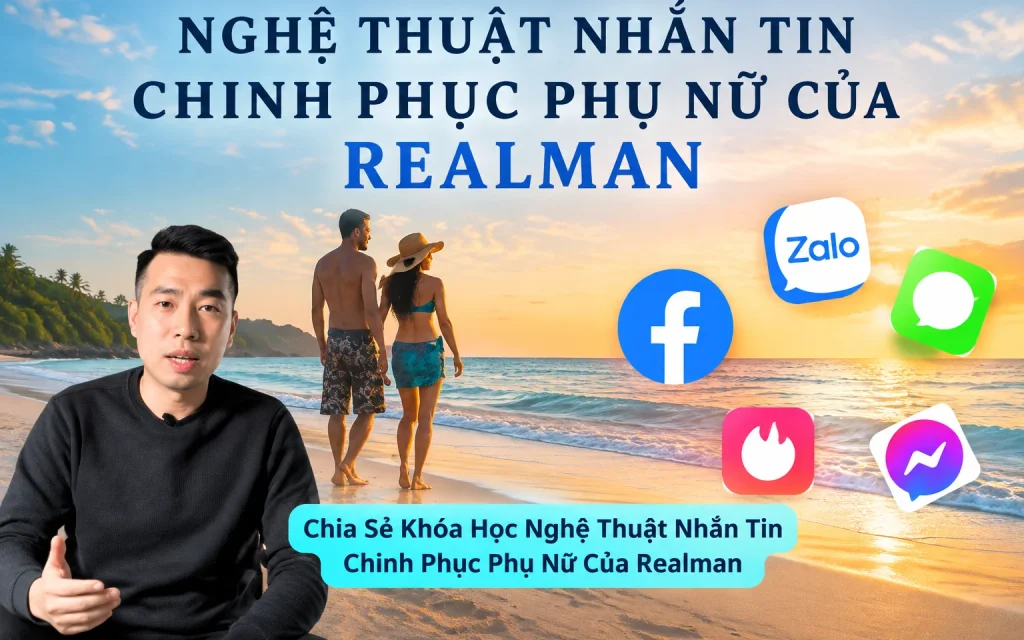 Khóa Học Nghệ Thuật Nhắn Tin Chinh Phục Phụ Nữ Của Realman