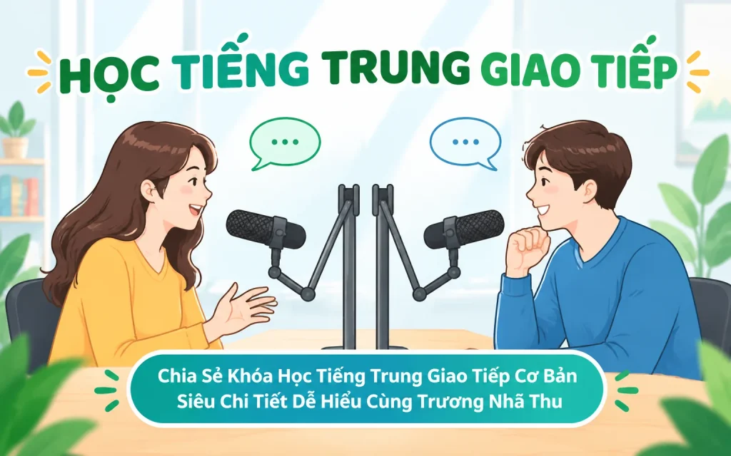 Khóa Học Tiếng Trung Giao Tiếp Cơ Bản Siêu Chi Tiết Dễ Hiểu Cùng Trương Nhã Thu