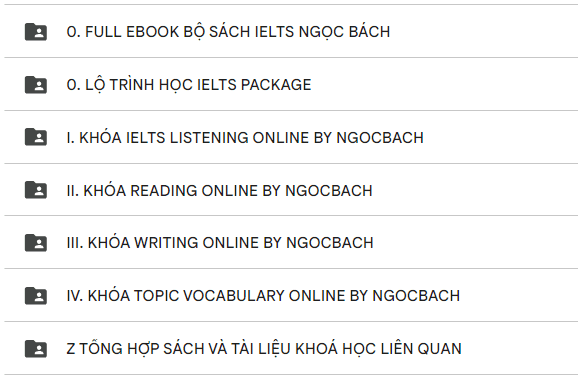 share IELTS Ngọc Bách