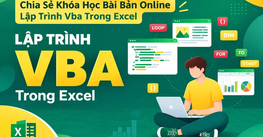 Khóa Học Bài Bản Online Lập Trình Vba Trong Excel