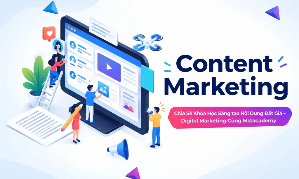 Khóa Học Sáng tạo Nội Dung Đắt Giá – Digital Marketing Cùng Mstacademy