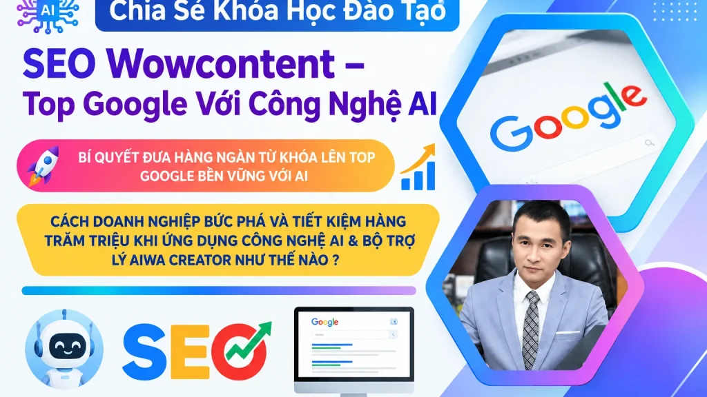 Khóa Học Đào Tạo SEO Wowcontent – Top Google Với Công Nghệ AI