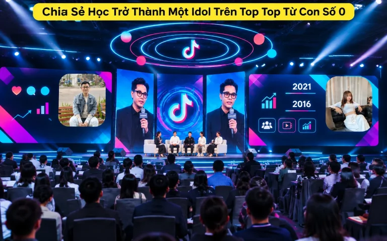 Học Trở Thành Một Idol Trên Top Top Từ Con Số 0