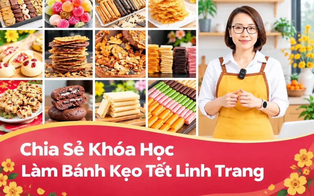 Khóa học bánh quy kẹo tết