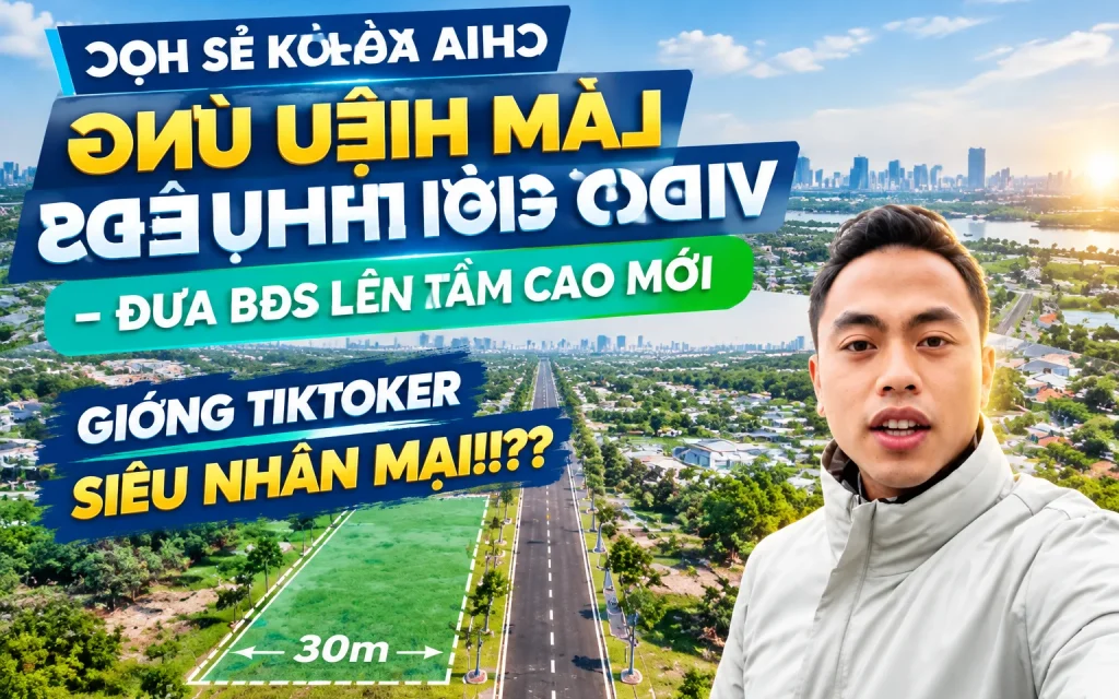 Khóa Học Làm Hiệu Ứng Video Giới Thiệu BĐS – Đưa BĐS Lên Tầm Cao Mới
