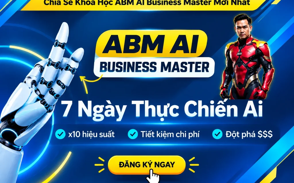 Khóa Học ABM AI Business Master Mới Nhất – 7 Ngày Thực Chiến Ai