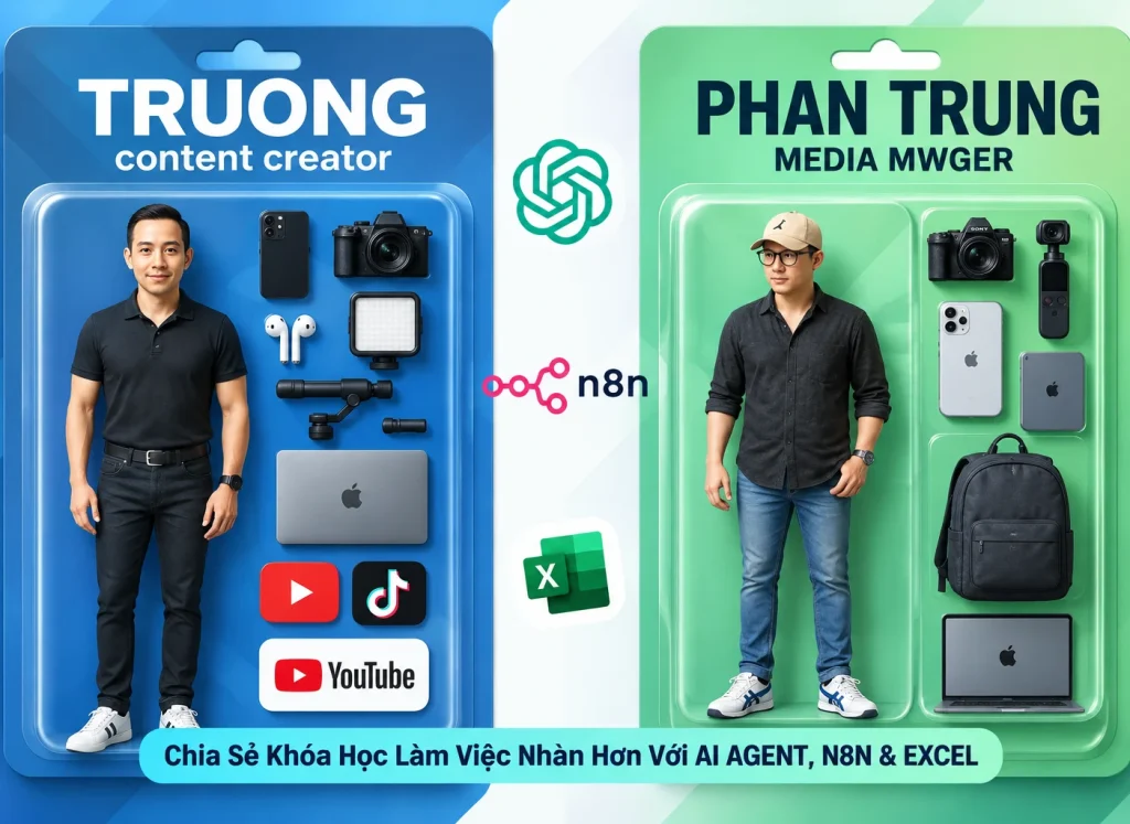 Share Khóa Học Làm Việc Nhàn Hơn Với AI AGENT, N8N & EXCEL 