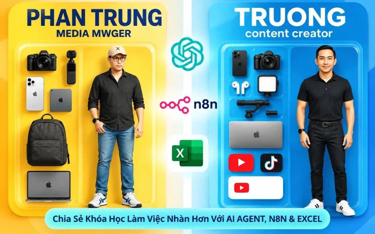 Khóa Học Làm Việc Nhàn Hơn Với AI AGENT, N8N & EXCEL