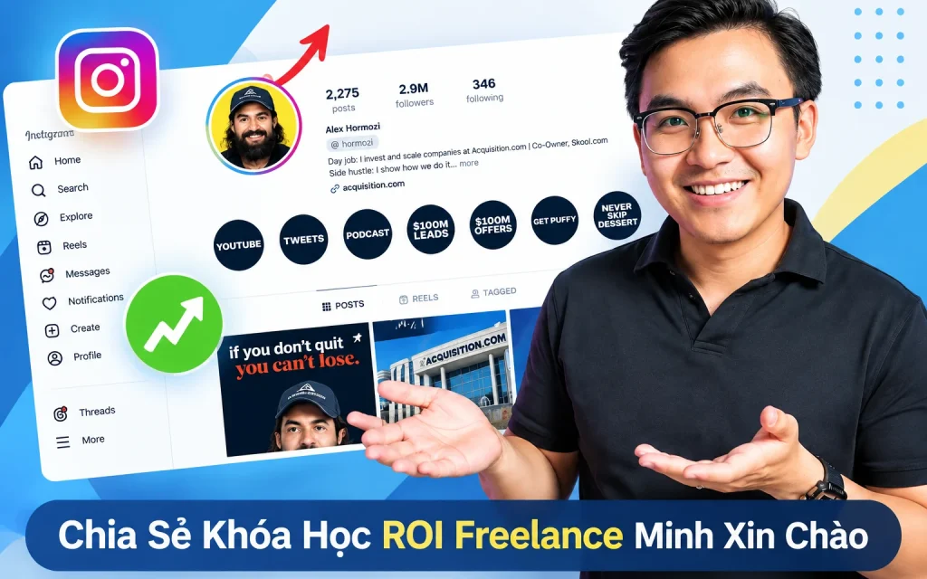 Khóa Học ROI Freelance Minh Xin Chào